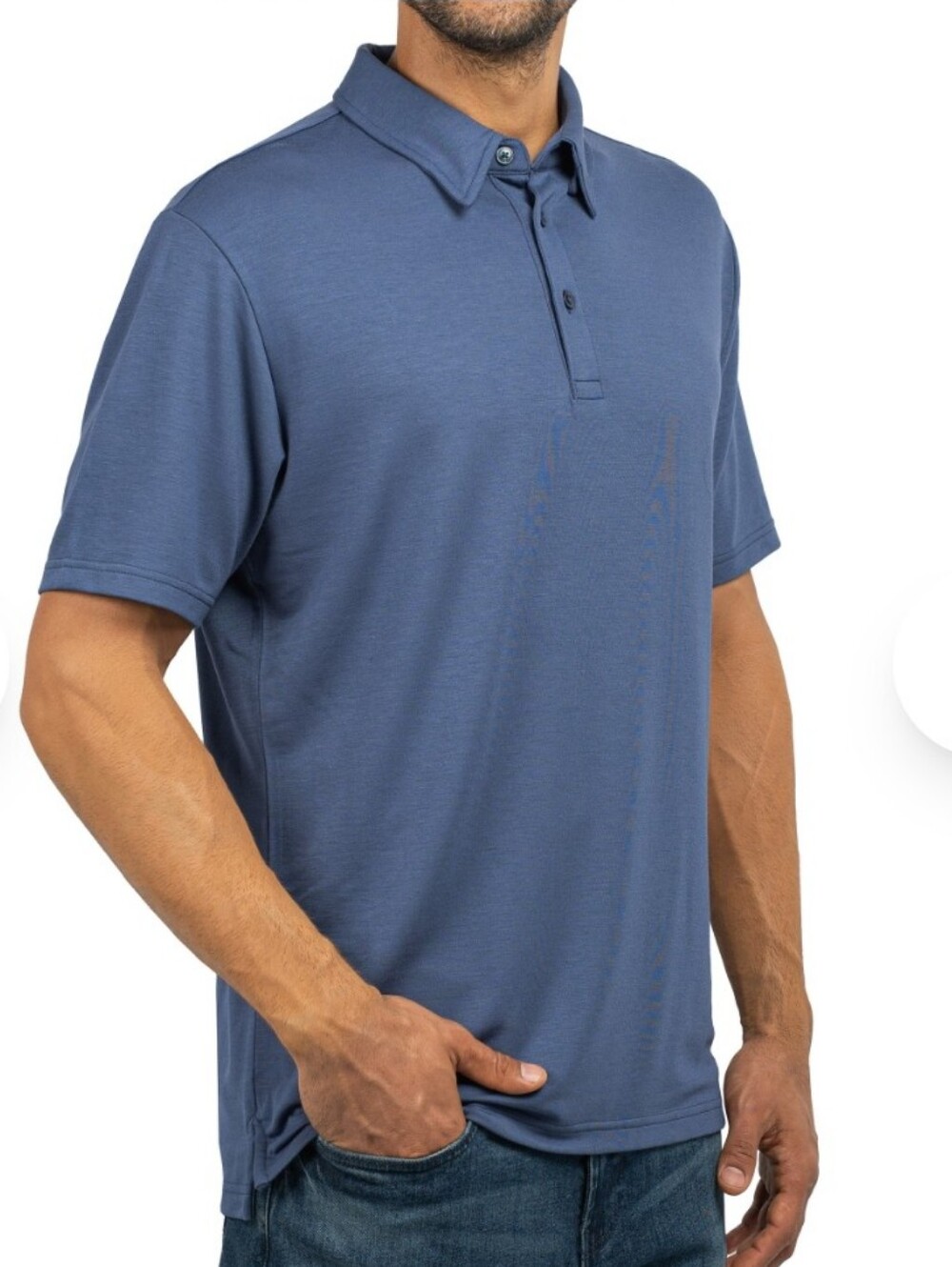 Men's Short Sleeve Polo - Jachs New York - Blue - XXL
